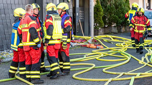 Brand in Mehrfamilienhaus in Kierspe