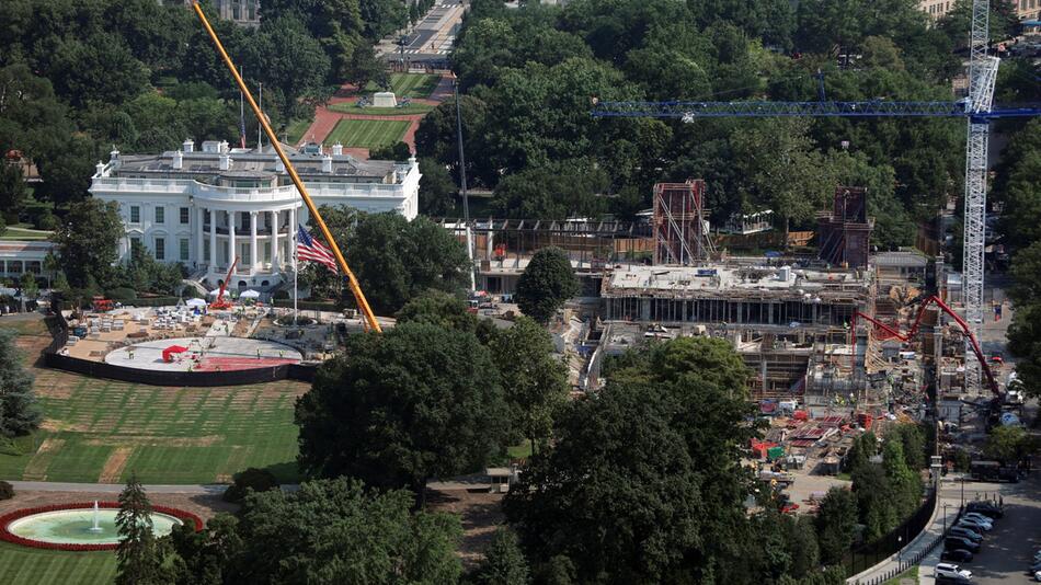 Ballsaal-Projekt: US-Gericht stoppt Trumps Bauarbeiten am Weißen Haus