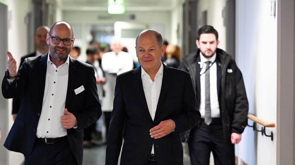 Bundeskanzler Olaf Scholz besucht Eschweiler