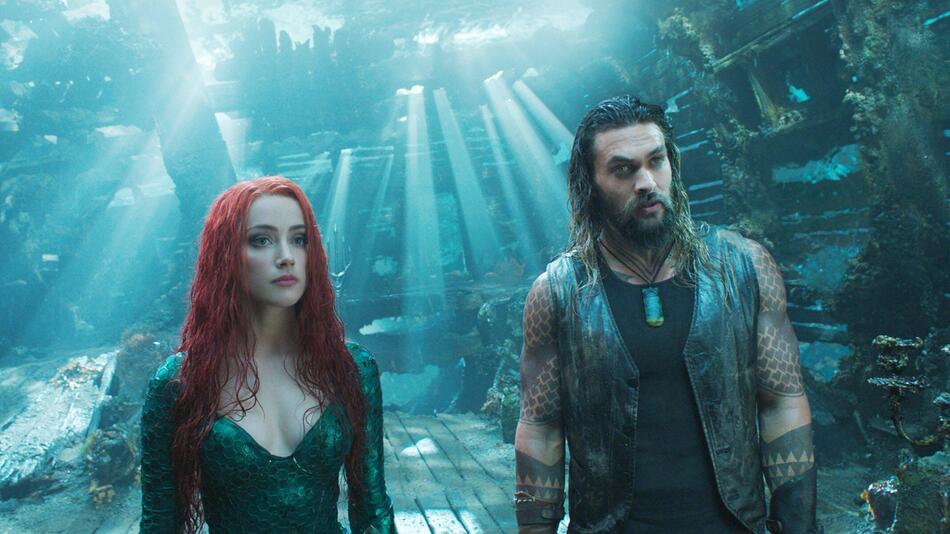 Amber Heard als Mera und Jason Momoa als Aquaman