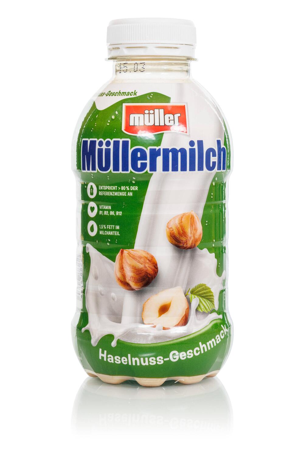 Müllermilch Haselnuss