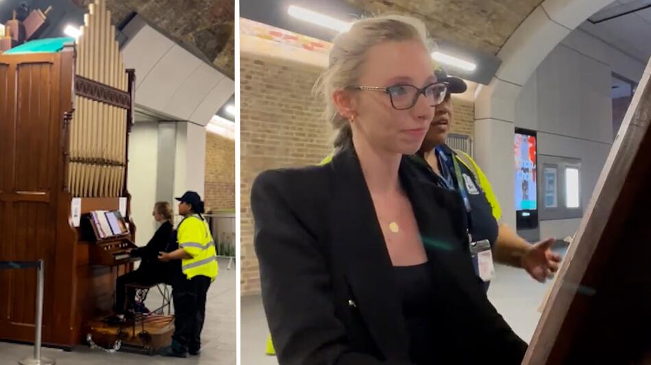 U-Bahn London: Security-Frau würdigt Königin Elizabeth II. mit Arie von Händel
