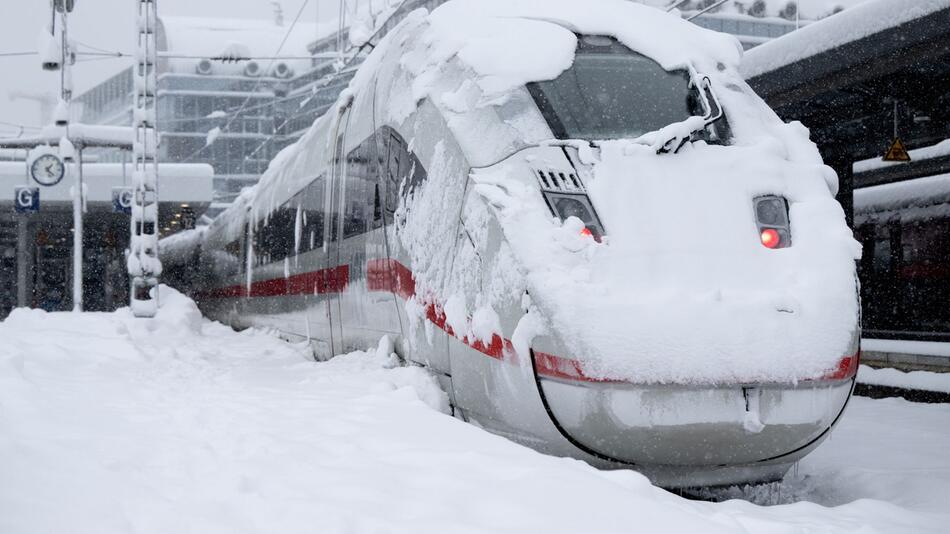 Wintereinbruch in Süddeutschland - München