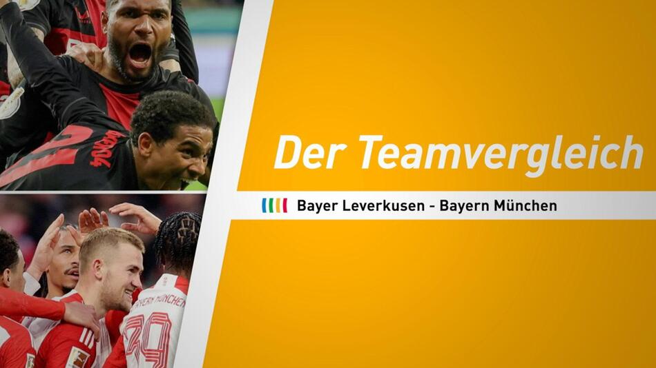 Teamvergleich Bayern gegen Leverkusen