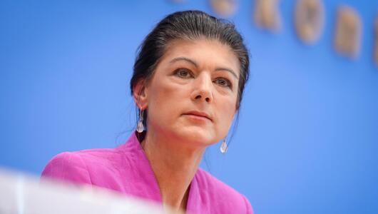 Sahra Wagenknecht (BSW) in der Bundespressekonferenz