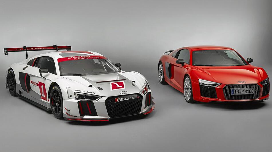 Audi R8 LMS und sein Serienbruder