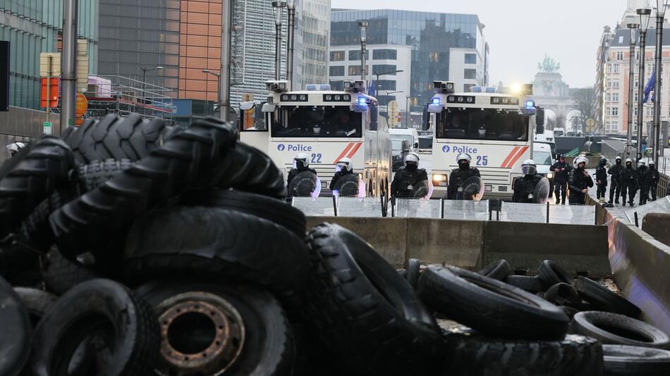 Treffen der EU-Landwirtschaftsminister - Proteste