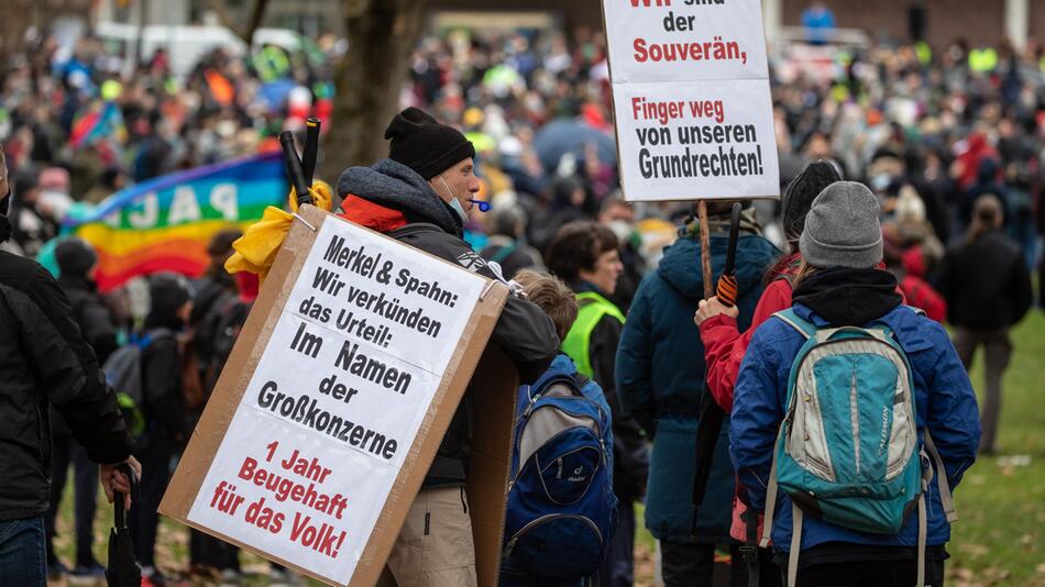 Demonstrationen von «Es reicht» - Stuttgart