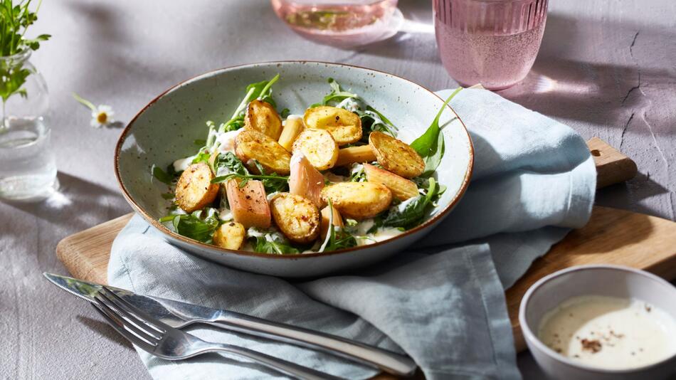 Kartoffel-Rhabarber-Salat