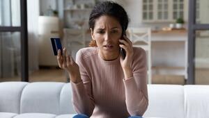 Frau Telefon Kreditkarte