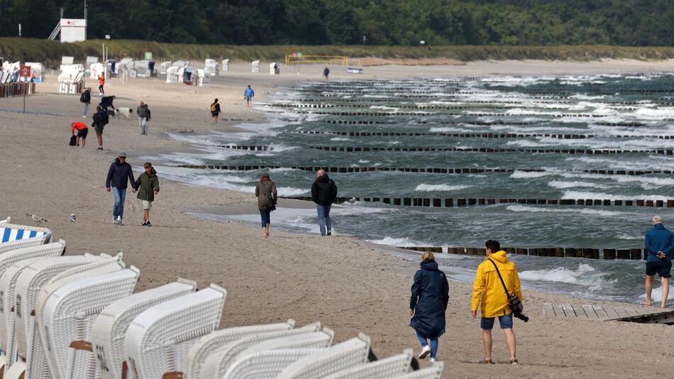 Sommer macht kurze Pause an der Ostsee