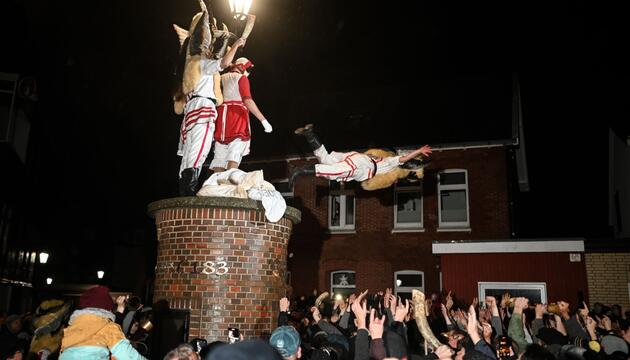 Nikolaus-Tradition Klaasohm auf der Nordseeinsel Borkum