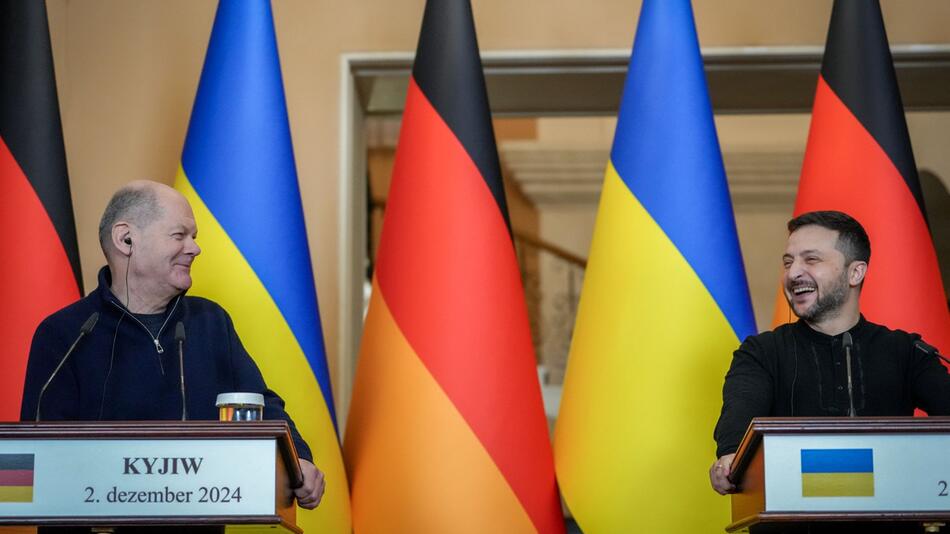 Bundeskanzler Olaf Scholz in der Ukraine