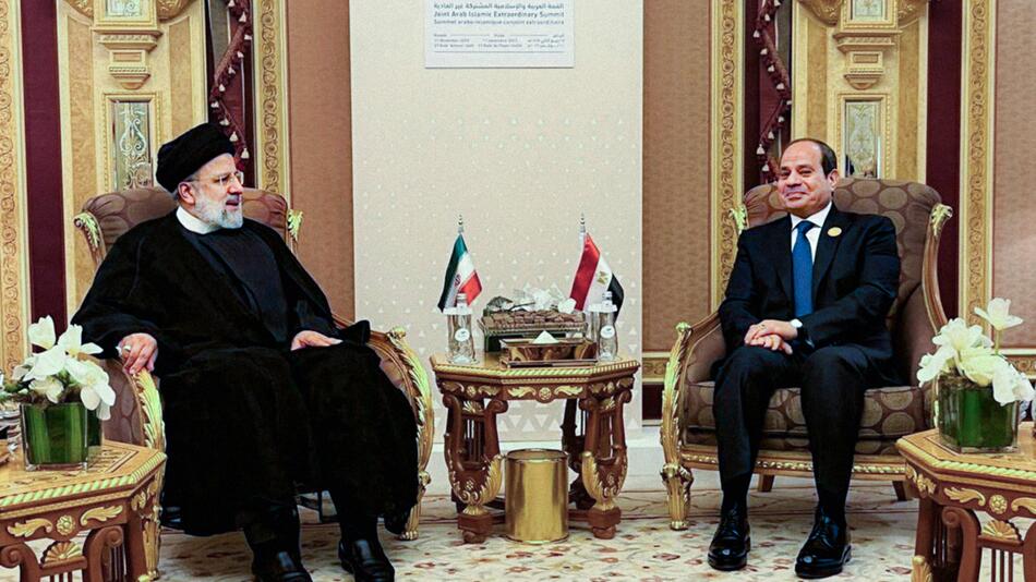 Ebrahim Raisi und Abdel Fattah al-Sisi