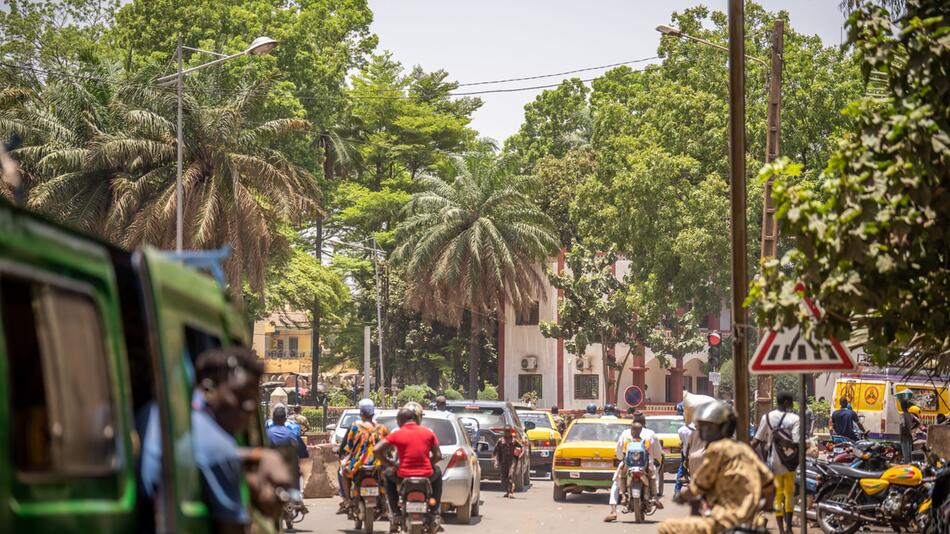 Straßenszene in Bamako