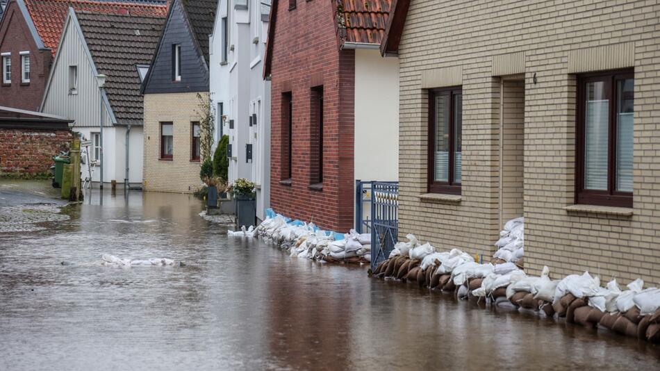 Hochwasser in Niedersachsen - Verden