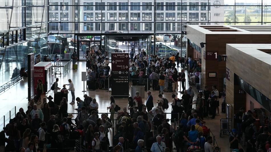 Terminal 1 auf dem Flughafen Berlin Brandenburg