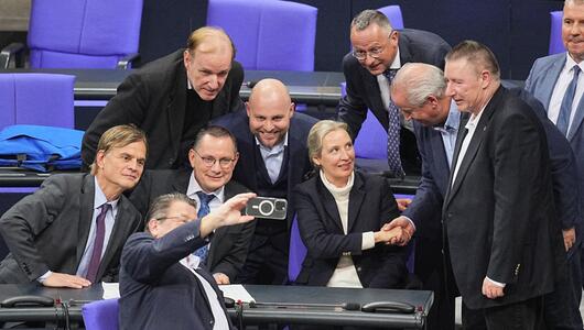 Bundestag - AfD feiert Abstimmungsergebnis zu Migrationspolitik