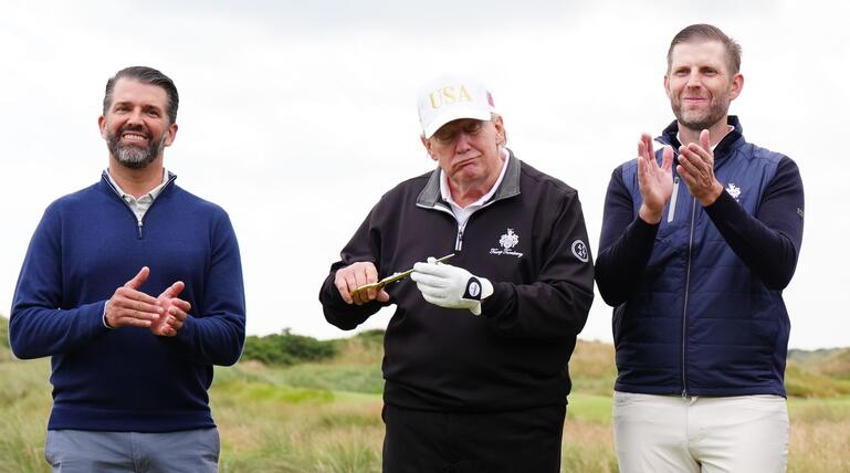 US-Präsident Trump in Schottland