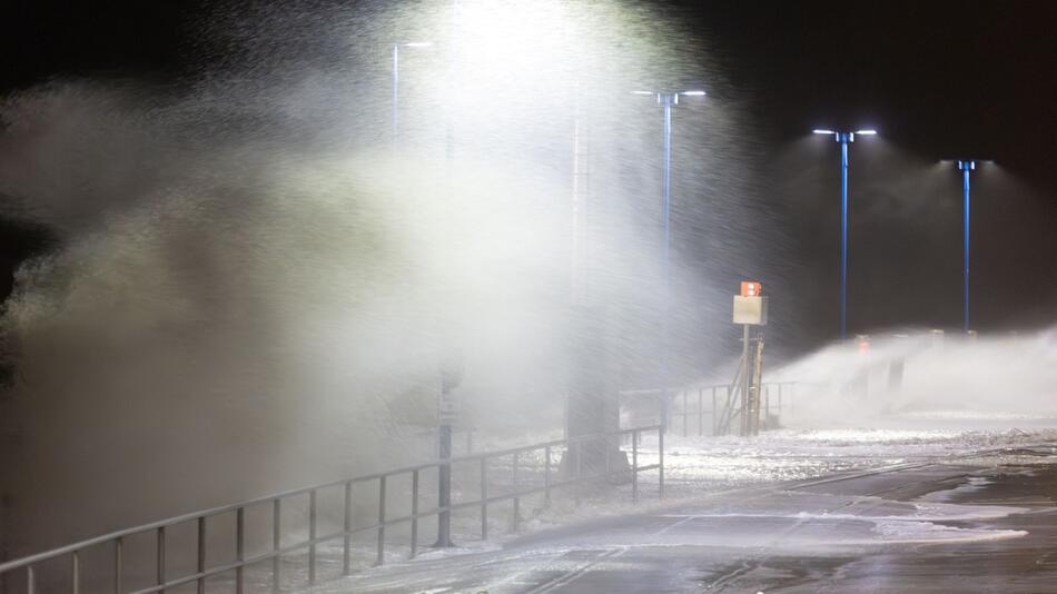 Sturm an der Nordseeküste