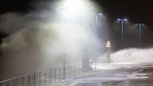 Sturm an der Nordseeküste