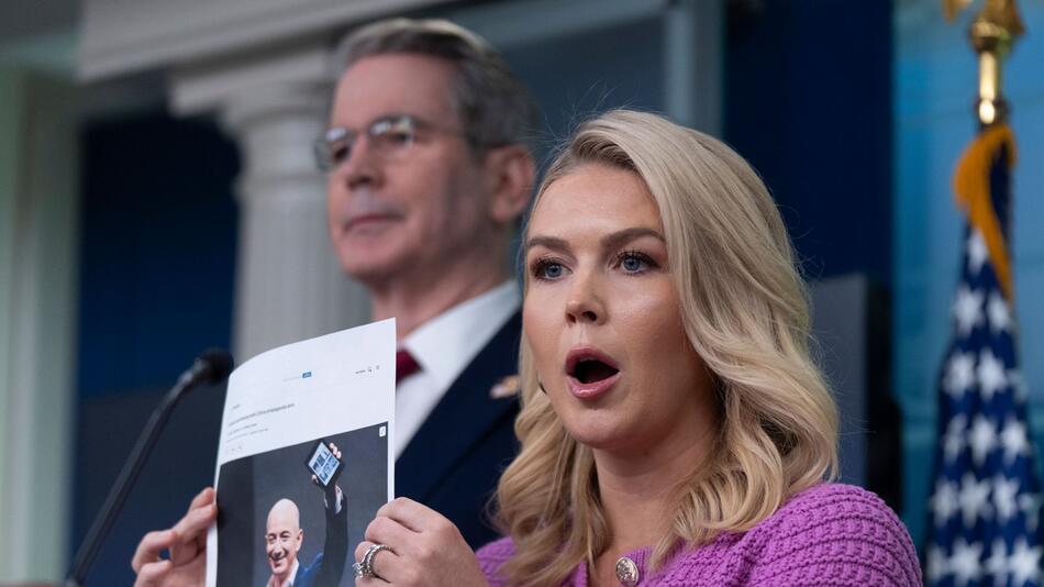 Pressebriefing im Weißen Haus