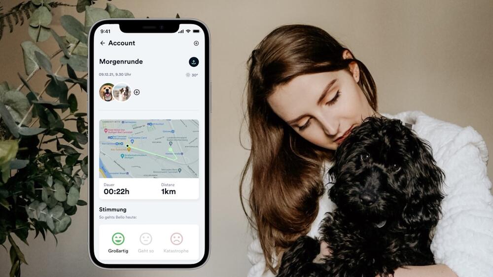 Gassirunde tracken mit der Deine Tierwelt Club App