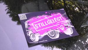 Illegal "stillgelegt": Luft aus Dutzenden reifen gelassen