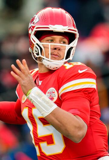 Patrick Mahomes (Chiefs) wirft einen Pass