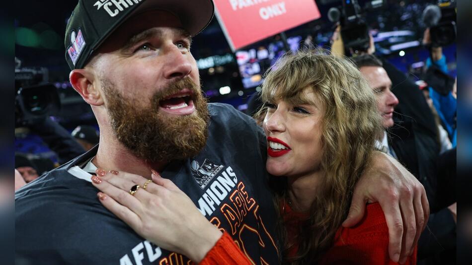 Travis Kelce und Taylor Swift haben endlich wieder Zeit füreinander. Zumindest kurz.