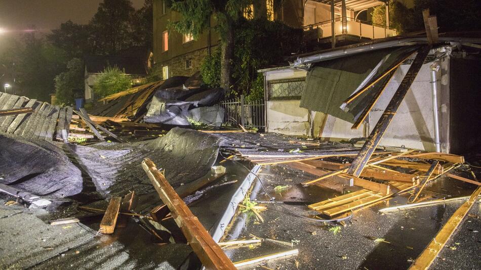 Sturmtief Fabienne in Sachsen