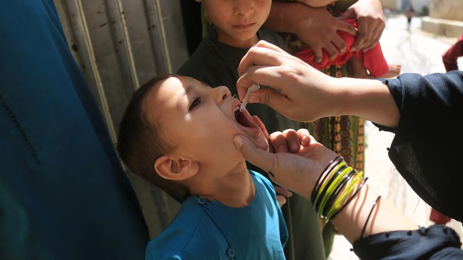 Afghanistan landesweite Impfkampagne gegen Polio