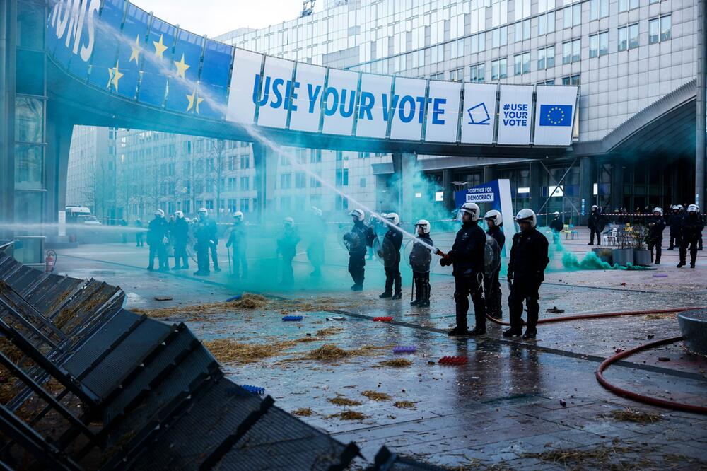 EU-Sondergipfel - Bauernproteste