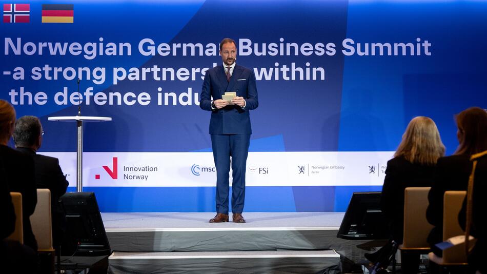 Kronprinz Haakon in Deutschland - Business Summit