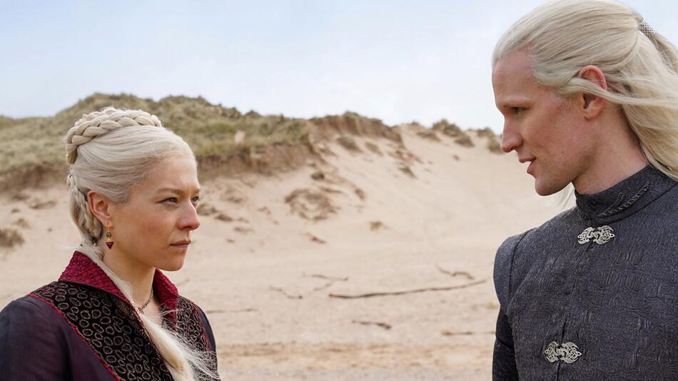 Emma D'Arcy als Rhaenyra Targaryen und Matt Smith als Daemon Targaryen werden auch in den neuen ...