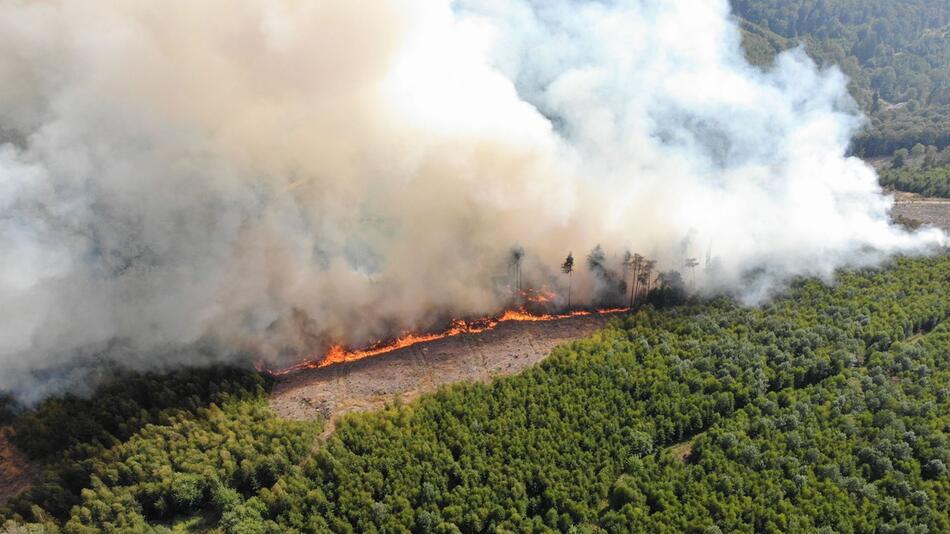 Waldbrand im Sauerland