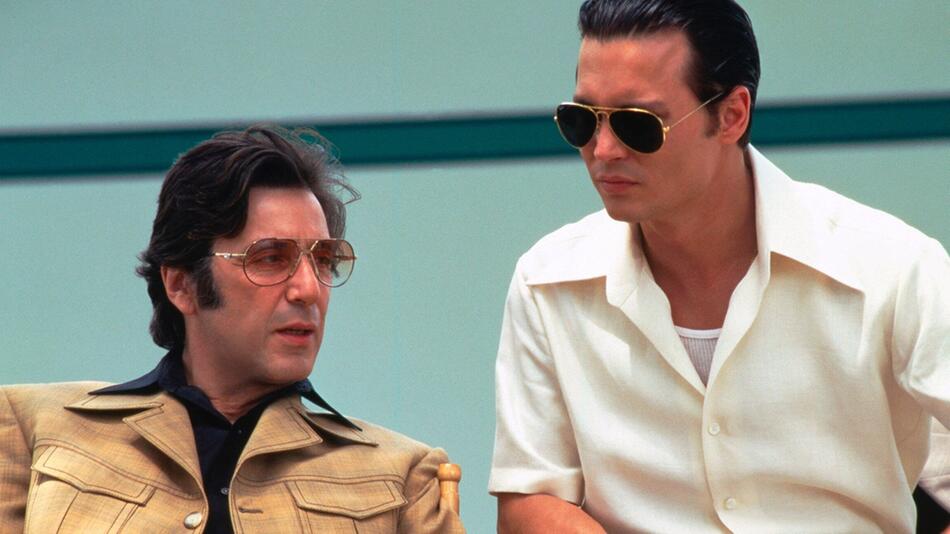 Al Pacino mit Johnny Depp 1997 im Gangster-Film "Donnie Brasco".