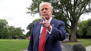 US-Präsident Donald Trump spricht zu Journalisten
