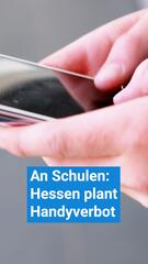 An Schulen: Hessen plant Handyverbot