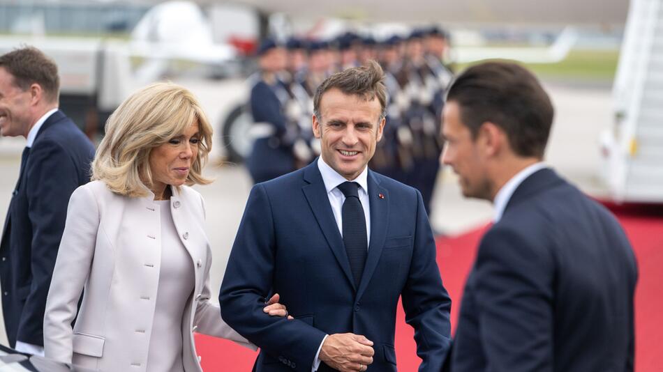 Staatsbesuch von Frankreichs Präsident Macron - Berlin