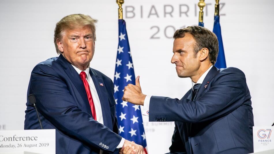 Emmanuel Macron und Donald Trump