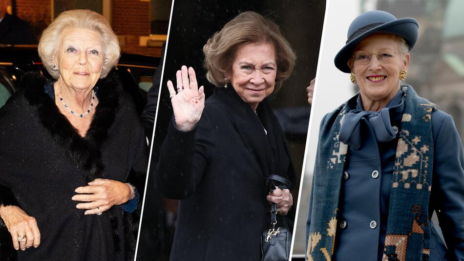 Royale Damen nach dem Abschied vom Thron: Beatrix der Niederlande, Sofia von Spanien, Margrethe ...