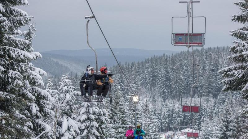 Skilift im Thüringer Wald