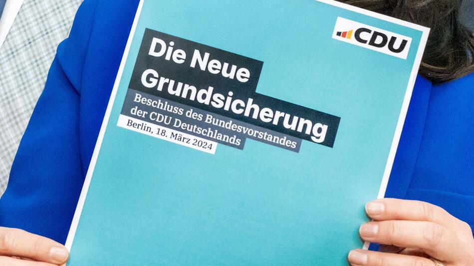 CDU will Umbau des Bürgergelds zur "Neuen Grundsicherung"