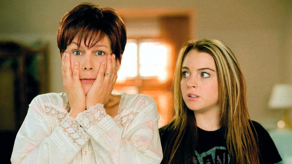 Auch schon über 20 Jahre her: Jamie Lee Curtis (l.) und Lindsay Lohan in "Freaky Friday".