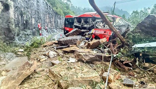 Erdrutsch in Vietnam