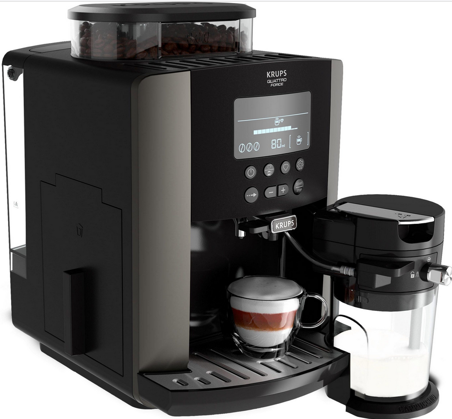 Krups Kaffeevollautomat EA819E Arabica Latte