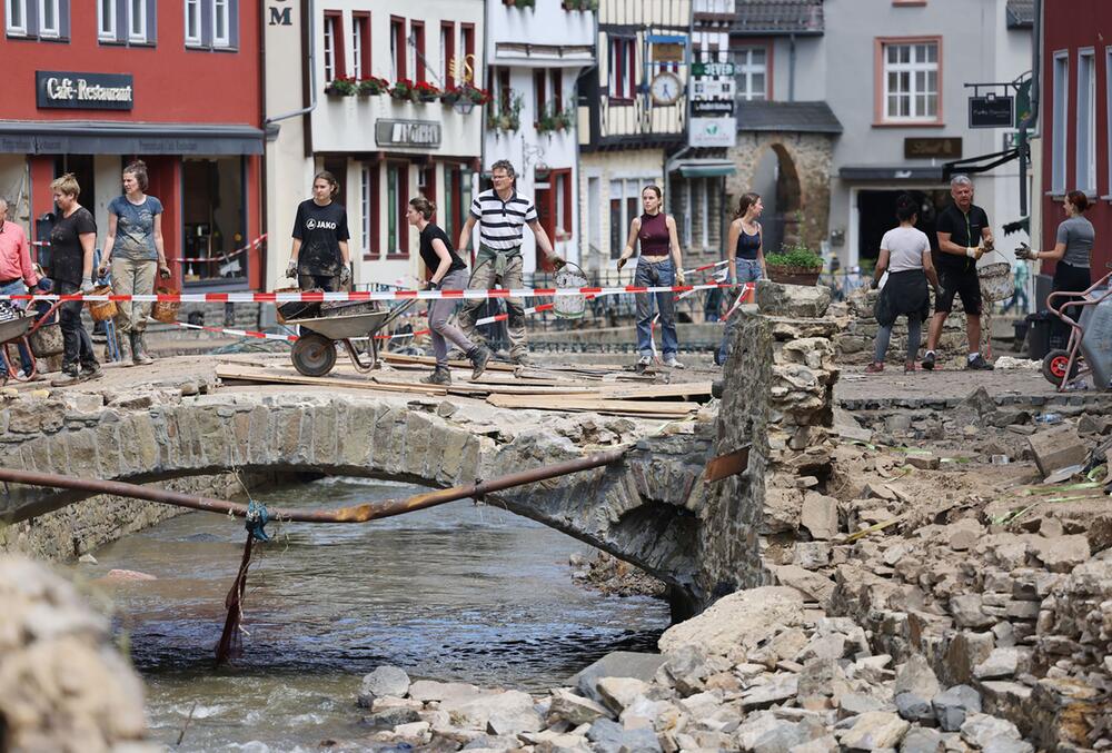 Flutkatastrophe Nordrhein-Westfalen - Bad Münstereifel