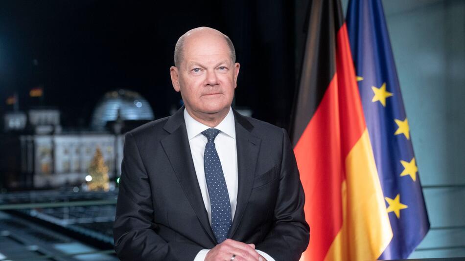 Neujahrsansprache von Bundeskanzler Scholz