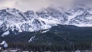 Winterliches Wetter in den Alpen
